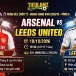 Nhận định Arsenal vs Leeds United Vòng 6 Ngoại Hạng Anh tại TieuLamTV - Cuộc so tài giữa Bukayo Saka và Dominic Calvert-Lewin