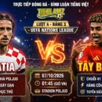 Nhận định bóng đá Croatia vs Tây Ban Nha (01h45 ngày 7/10) tại UEFA Nations League. Cuộc đối đầu tâm điểm giữa Luka Modric và Lamine Yamal trên sóng trực tiếp TieuLamTV.