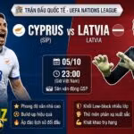 Ảnh bìa nhận định trận đấu Síp vs Latvia giải UEFA Nations League - Xem trực tiếp bóng đá TieuLamTV.