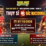 Ảnh bìa nhận định trận đấu Thụy Sĩ vs Bắc Macedonia tại UEFA Nations League trên TieuLamTV